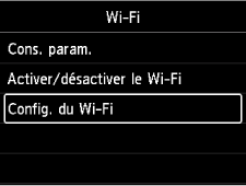 Écran Réseau câblé
